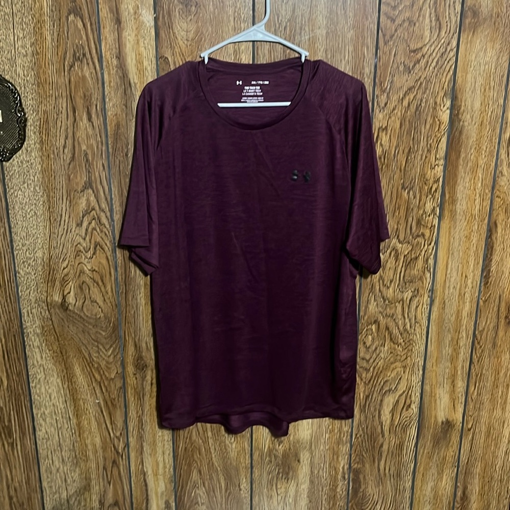 Under Armour Men’s Tech Tee Maroon Athletic T Shirt XXL